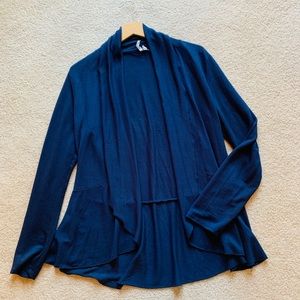 Willow Bay Navy Blue Long Sleeve Soft Cardigan